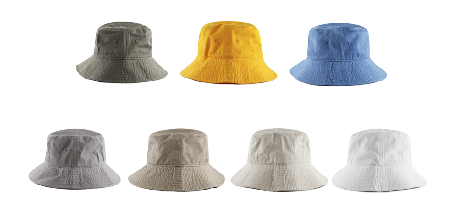 100% cotton stone washed bucket hat 1507 Newhattan